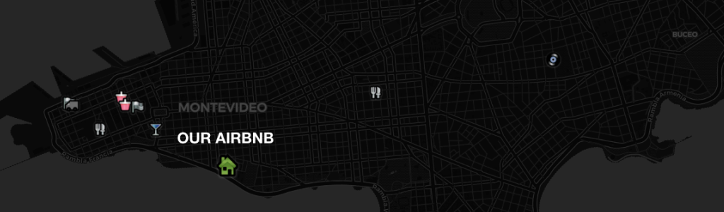 Map of today's destinations